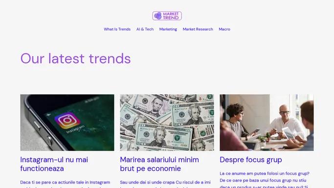 Market Trend – Business Thinking