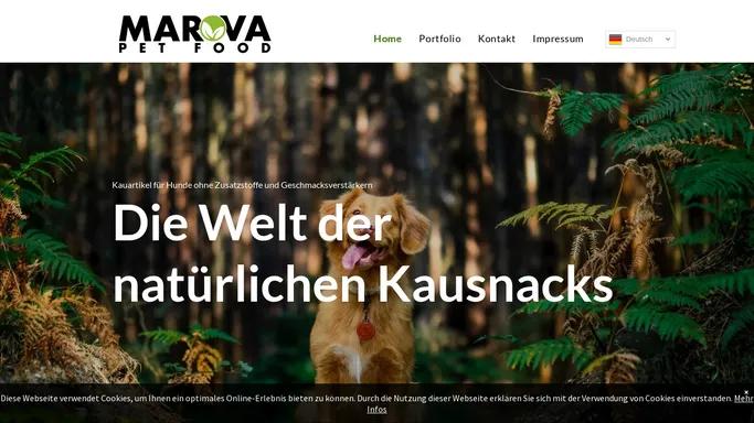 Marova-Petfood - The Pet food company -