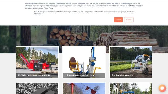 Masini si utilaje forestiere pentru prelucrarea lemnului | Oferta Forstpan
