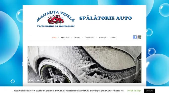 Masinuta Vesela – Spalatorie auto Urlati