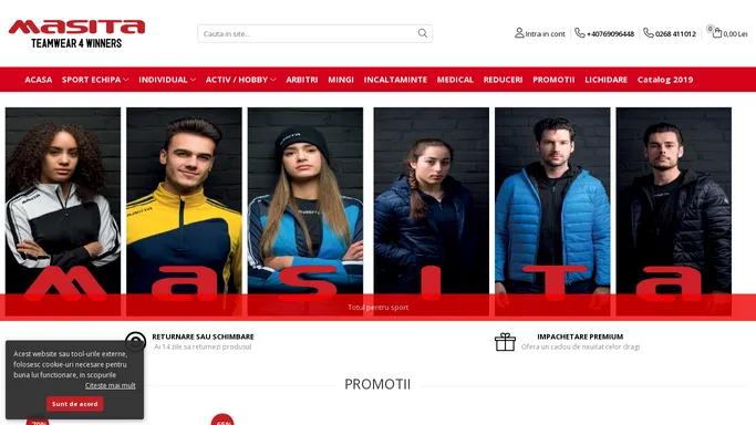 Masita ROMANIA - Magazin echipamente sportive profesionale in Brasov