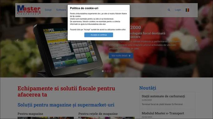 MasterComputers: Toate echipamentele si solutiile fiscale necesare afacerii tale