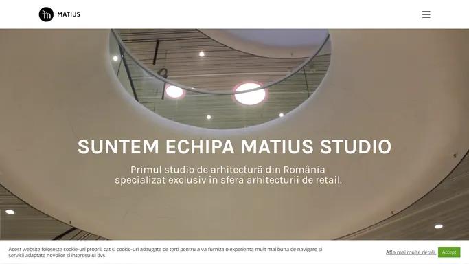 MATIUS STUDIO - Architectura de retail