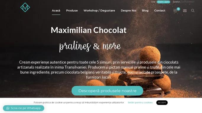 Ciocolata Artizanala Cluj - Maximilian Chocolat