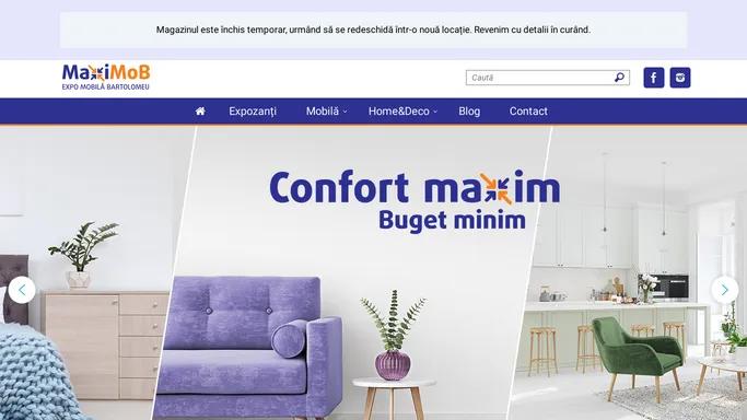 Acasa | MaxiMoB Expo mobila Bartolomeu