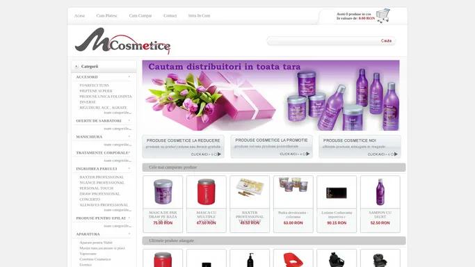  Produse cosmetice - MCosmetice - magazin online