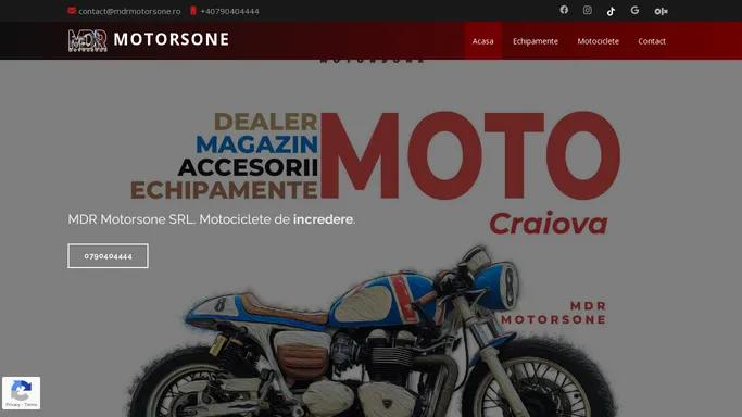 MDR Motorsone SRL | Magazin Moto Craiova