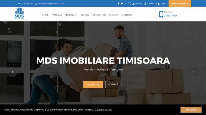 Agentie imobiliara in Timisoara - MDS Imobiliare