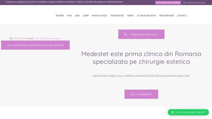 Medestet - interventii marire sani silicoane - chirurgie estetica