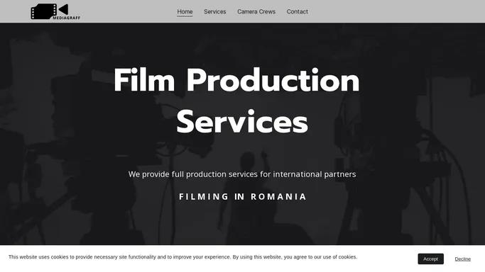 Film Production Services in Romania | Mediagraff | Mediagraff