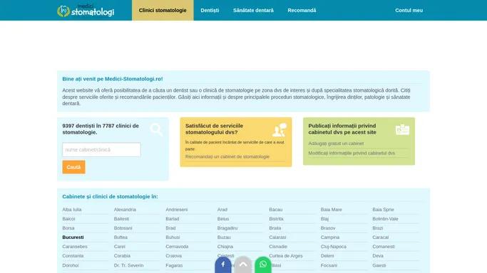 Medici stomatologi | Cabinete Stomatologice - cauta servicii in orasul tau