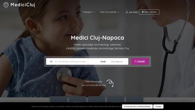 Medici Cluj > Doctori > Stomatologi > Veterinari > Servicii Medicale in Cluj Napoca