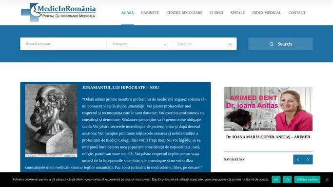 Medic In Romania - Portal de informare medicala online