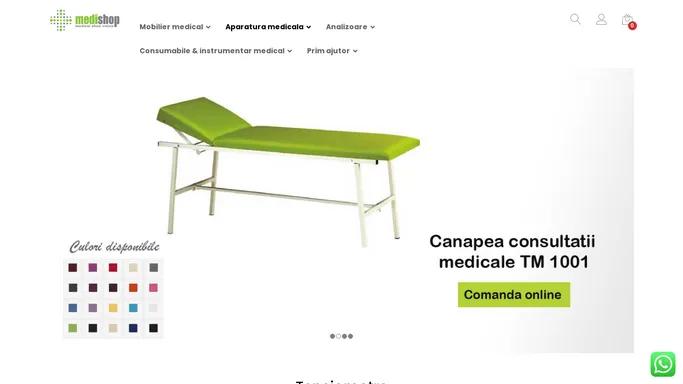 Magazin online de echipamente si mobilier medical - Medishop