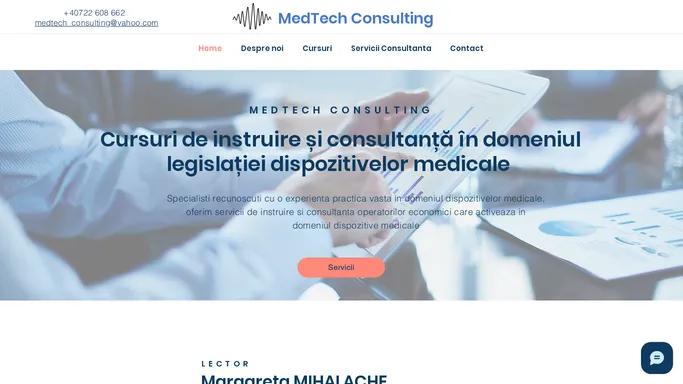 Cursuri legislatie dispozitive medicale | MedTech Consulting SRL | Bucuresti