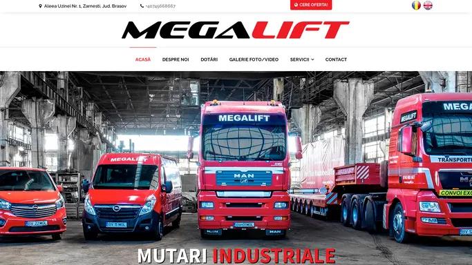 Megalift: Mutari industriale