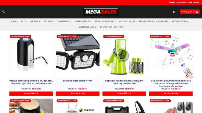 MegaSales.ro – Universul Cumparaturilor Online