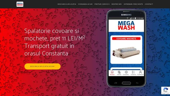 Mega wash - Spalatorie | Profesionala | Covoare | Constanta
