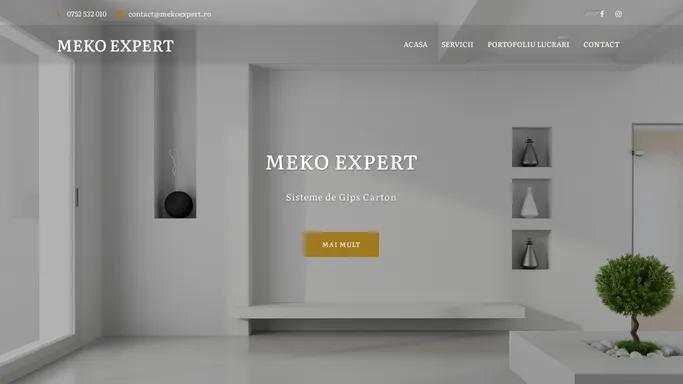 MEKO EXPERT – Amenajari interioare Gips Carton