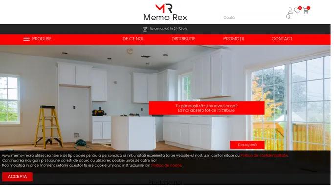 Magazin Online de materiale de constructii | Memo-Rex.ro