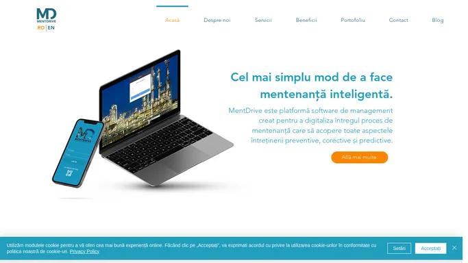MentDrive: Cel mai simplu mod de a face mentenanta inteligenta.