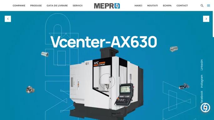 Mepro Utilaje - CNC, Roboti Industriali si Servicii.