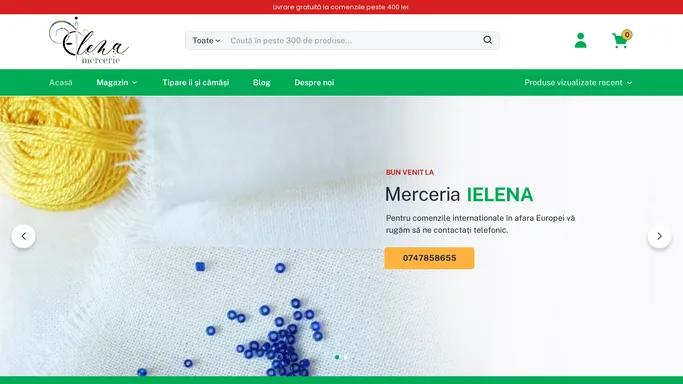 Merceria IElena - Panza, fire si accesorii pentru cusut