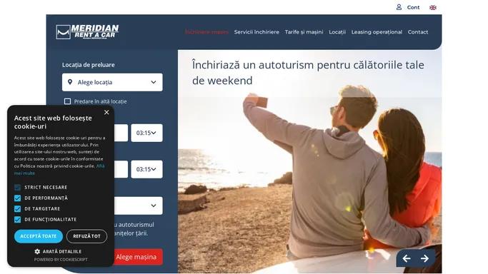 Inchirieri auto Bucuresti | Inchiriere masina Aeroport Otopeni | Rent a car Meridian Inchirieri