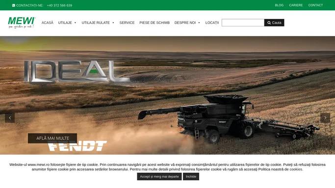 Utilaje agricole &Tractoare noi si second hand | Mewi.ro