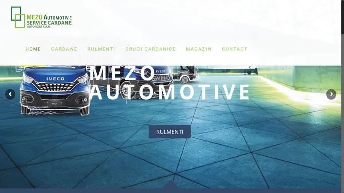 Mezo Automotive - Service Cardane autorizat RAR