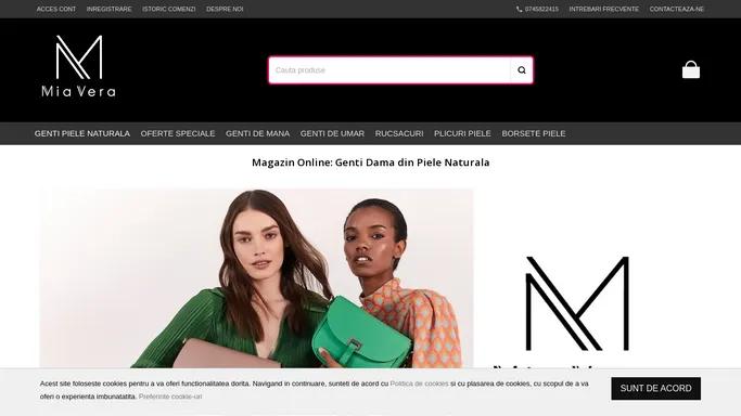 MiaVera - Magazin Online de Genti Dama din Piele Naturala