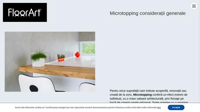 Microtopping, amestec de ciment si polimer, de doar 3 mm - Microtopping