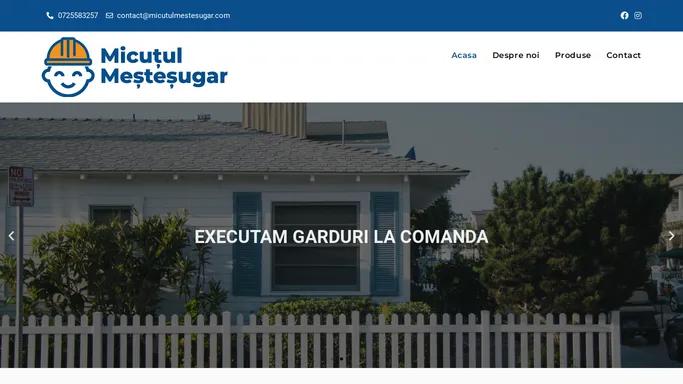 Micutul Mestesugar – Site oficial