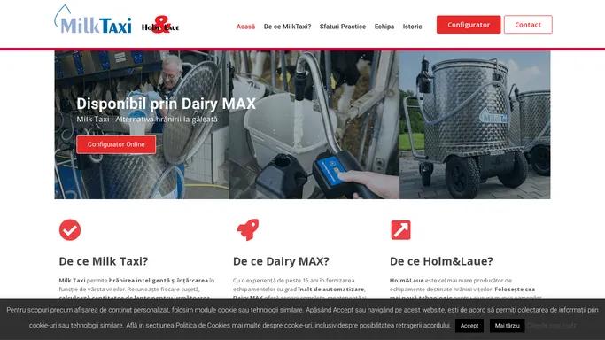 MilkTaxi - Echipament pentru hranirea inteligenta a viteilor