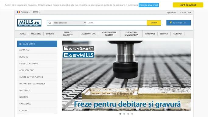 Mills.ro - dealer unic in Romania al marcilor Datron si EasyTool.