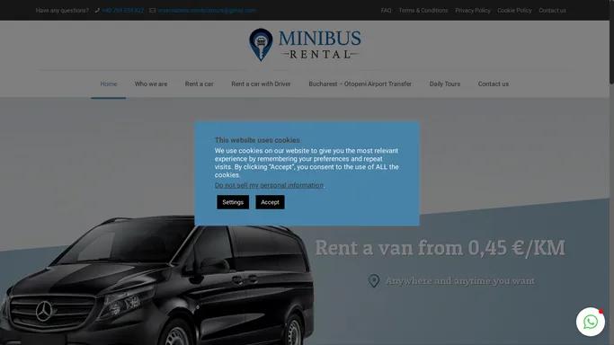 Minibus, Minivan rental in Bucharest | Minibus Hire | Bucharest Airport Shuttle - Transfer