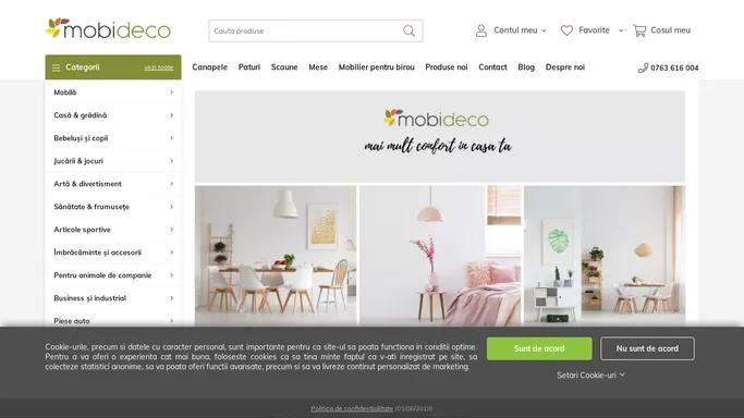 Mobideco.ro – Mobilier, decoratiuni si articole pentru casa si gradina