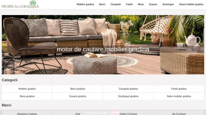 MobilaDeGradina.ro - motor de cautare mobilier gradina