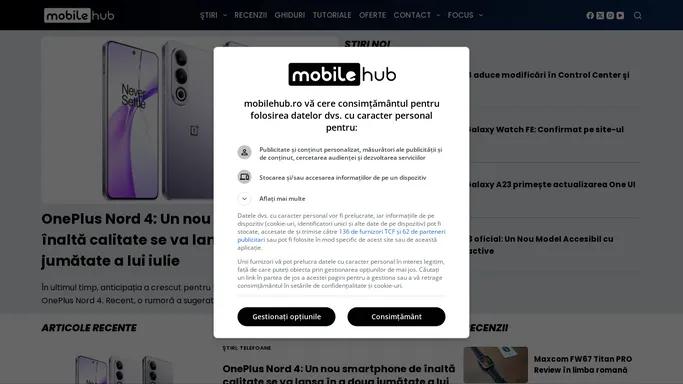 MobileHub.ro - Gadgeturi si Tehnologie