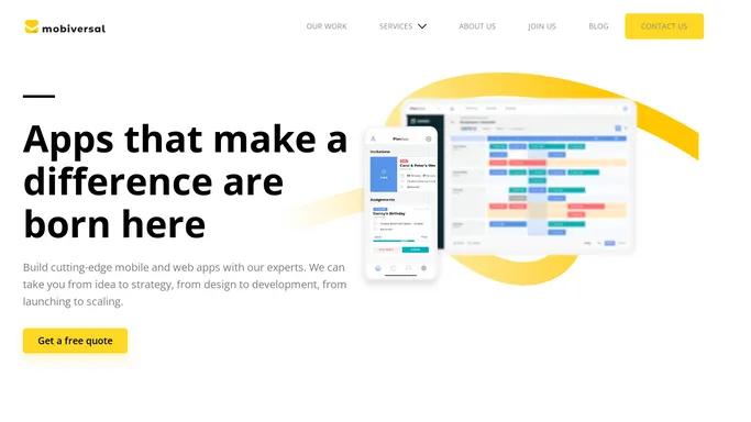 Mobile App Development Company | Mobiversal