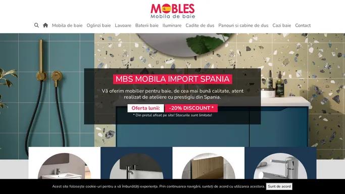 Mobila de baie, import Spania - Mobles.ro