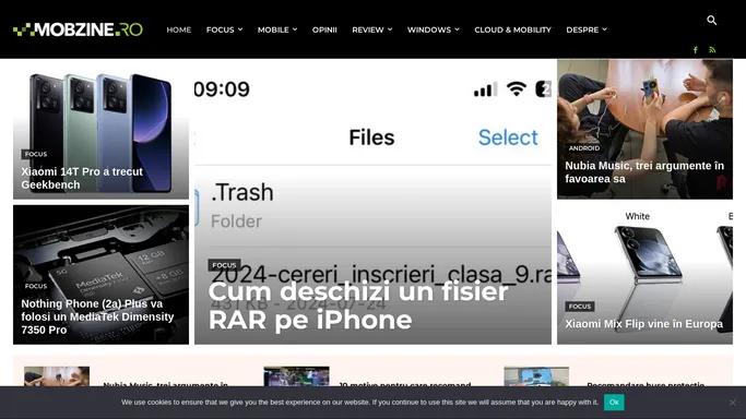 Homepage - MOBzine.ro - Your Mobile IT World