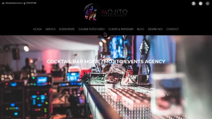 Mojito Events Agency | Cocktail Bar Mobil | Bar Mobil Nunta