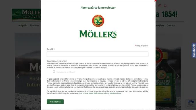 Mollers Cod Liver Oil Omega-3 - Ulei de ficat de cod norvegian