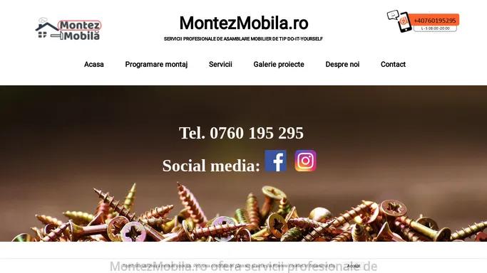 MontezMobila: Montaj mobila Bucuresti si Ilfov