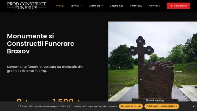 Monumente Funerare Brasov - Prod Construct Funerius