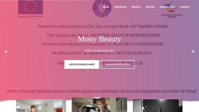 Mony Beauty – Salon de infrumusetare Iasi
