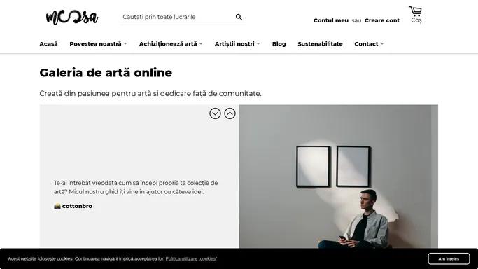 Galerie de arta online | moosa