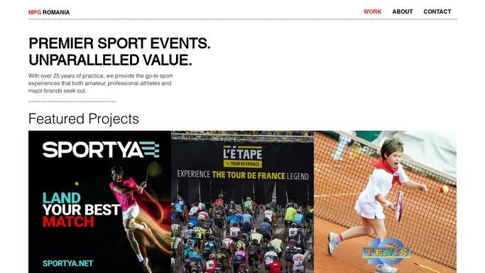 MPG Romania - Sport marketing