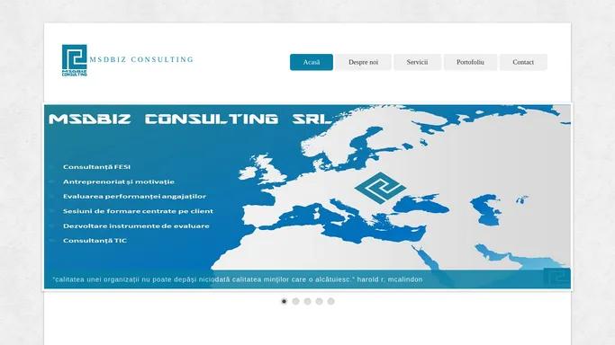 MSDBIZ Consulting | Servicii de consultanta in afaceri si fonduri europene